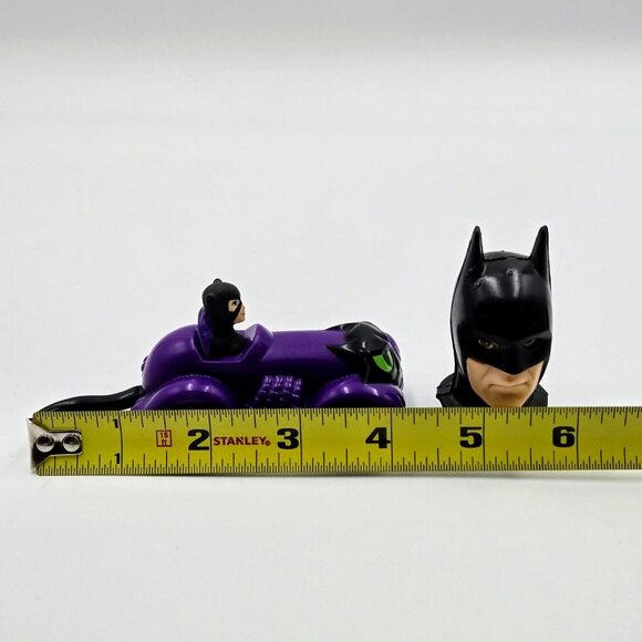 Vintage Catwoman McDonald’s Happy Meal Toys 1991 DC Comics With Bonus Batman - Picture 12 of 13